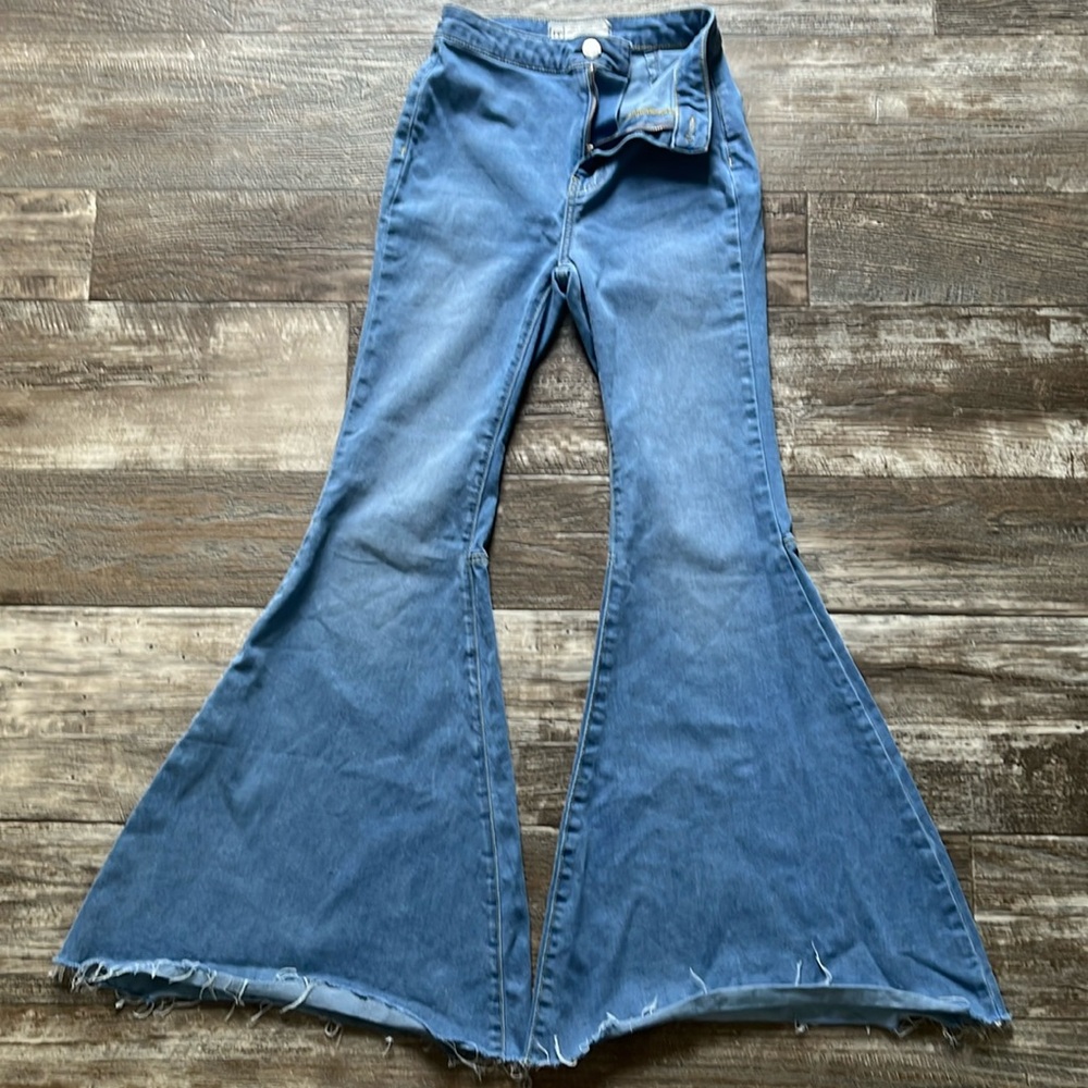 FREE PEOPLE just float on flare jeans